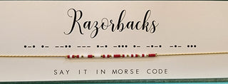 Dot & Dash Jewelry - Necklaces Razorbacks Dot & Dash Necklace