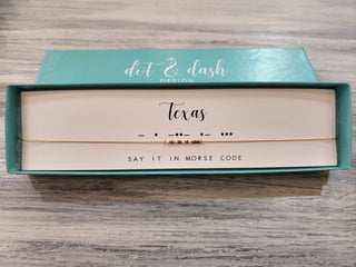 Dot & Dash Jewelry - Necklaces Texas Dot & Dash Necklace