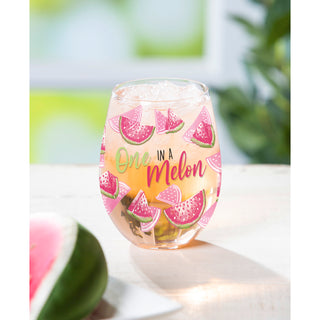 Evergreen Home - Drinkware Stemless Wine Glass One in Melon