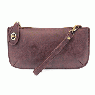 Joy Susan Accessories - Handbags Aubergine Crossbody or Wristlet Clutch - Lux More Colors