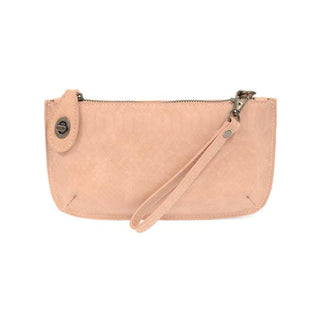 Joy Susan Accessories - Handbags Pink Whisper Crossbody or Wristlet Clutch - Faux Python Mini More Colors