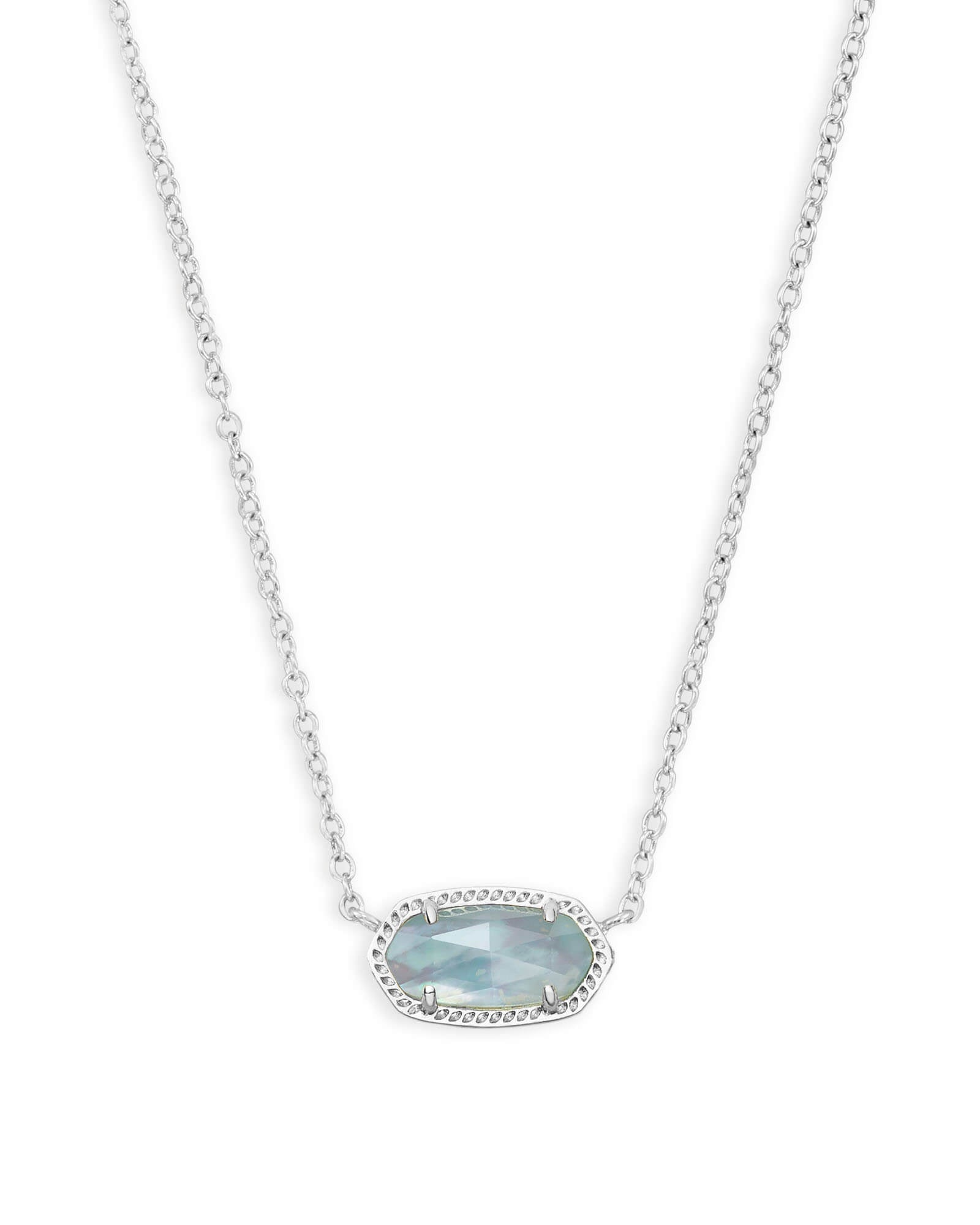 Elisa Necklace Light Blue Illusion Gold or Silver
