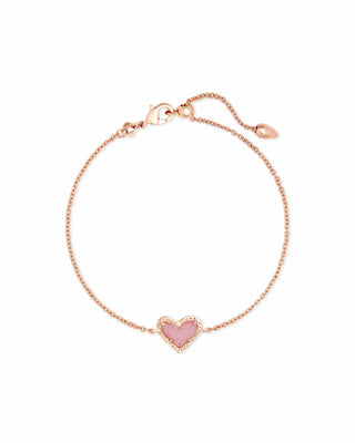 Kendra Scott Jewelry - Bracelets Pink Drusy Ari Heart Drusy Bracelet - New Colors