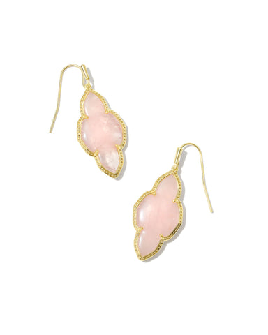 Kendra Scott Jewelry - Earrings Abbie Drop Earrings Rose Quartz