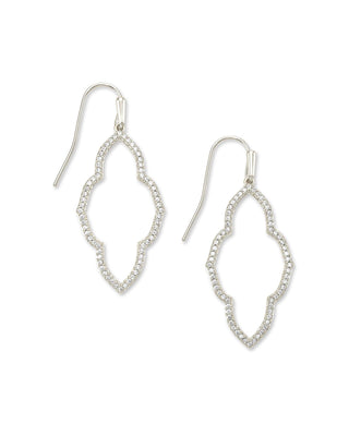 Kendra Scott Jewelry - Earrings Abbie Small Open Frame Earring - Silver