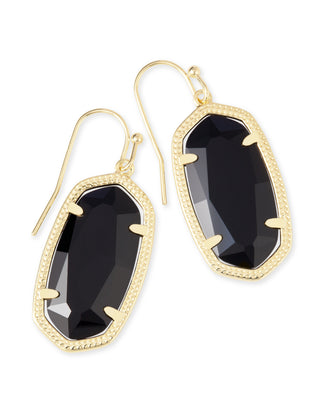 Kendra Scott Jewelry - Earrings Black Gold Dani Earrings - Black Silver or Gold