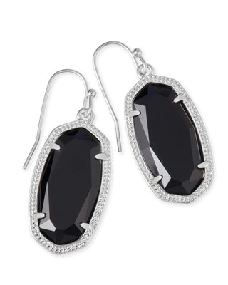 Kendra Scott Jewelry - Earrings Black Silver Dani Earrings - Black Silver or Gold
