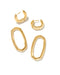 Kendra Scott Jewelry - Earrings Danielle Link Crystal Earrings Gold or Silver