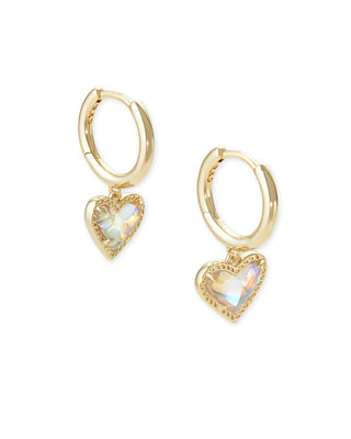 Kendra Scott Jewelry - Earrings Dichroic Glass Ari Heart Huggie Earring - More Colors