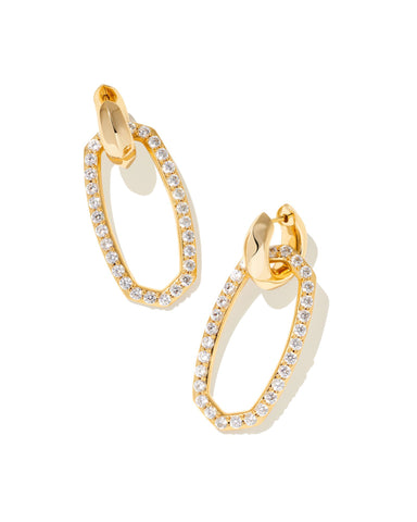 Kendra Scott Jewelry - Earrings Gold Danielle Link Crystal Earrings Gold or Silver