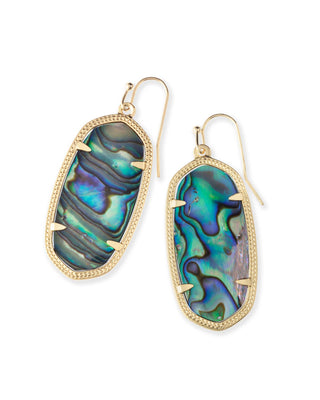 Kendra Scott Jewelry - Earrings Gold Elle Abalone Earrings - Gold or Silver