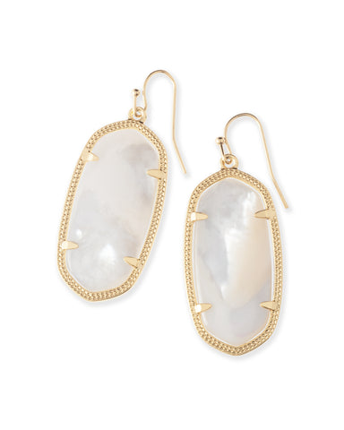 Kendra Scott Jewelry - Earrings Gold Elle Ivory MOP Earring in Gold or Silver