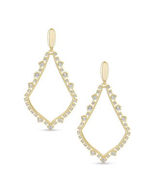 Kendra Scott Jewelry - Earrings Gold Sophee Crystal Drop Clip Earrings Gold or Silver