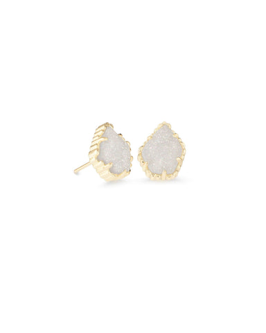 Kendra Scott Jewelry - Earrings Gold Tessa Stud Earrings Iridescent Drusy Gold or Silver