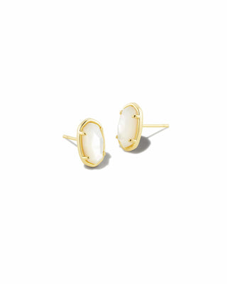 Kendra Scott Jewelry - Earrings Grayson Gold Stud Earrings Ivory MOP