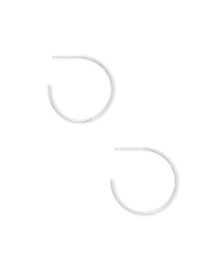 Kendra Scott Jewelry - Earrings Sale Keeley Small Hoop Earrings in Sterling Silver
