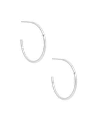 Kendra Scott Jewelry - Earrings Sale Keeley Small Hoop Earrings in Sterling Silver
