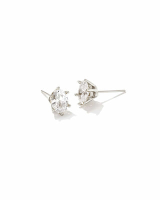 Kendra Scott Jewelry - Earrings Silver Cailin White Crystal Stud Earrings Gold or Silver