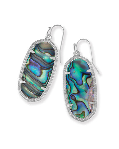 Kendra Scott Jewelry - Earrings Silver Elle Abalone Earrings - Gold or Silver