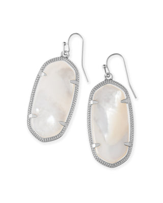 Kendra Scott Jewelry - Earrings Silver Elle Ivory MOP Earring in Gold or Silver