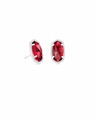 Kendra Scott Jewelry - Earrings Silver Ellie Stud Earrings Clear Berry Gold or Silver