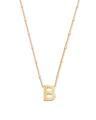 Kendra Scott Jewelry - Necklaces B Letter Pendant Necklace in Gold