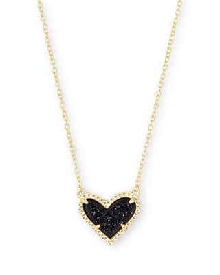 Kendra Scott Jewelry - Necklaces Black Drusy Ari Heart Drusy Necklace - More Colors