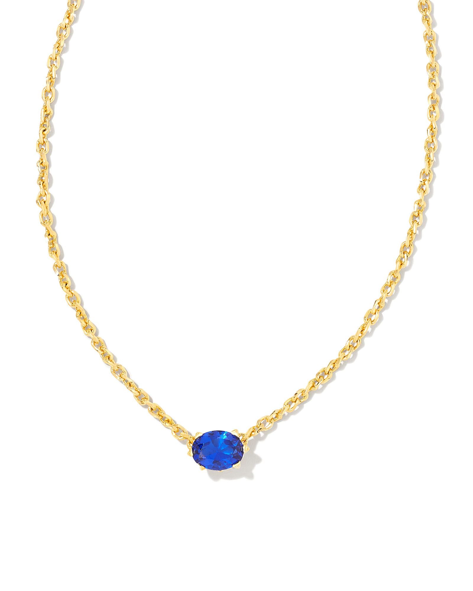 Kendra Scott Jewelry - Necklaces Cailin Blue Crystal Pendant Necklace