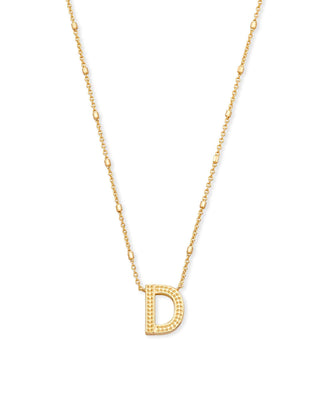 Kendra Scott Jewelry - Necklaces D Letter Pendant Necklace in Gold