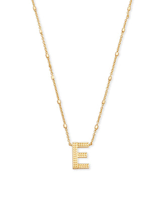 Kendra Scott Jewelry - Necklaces E Letter Pendant Necklace in Gold
