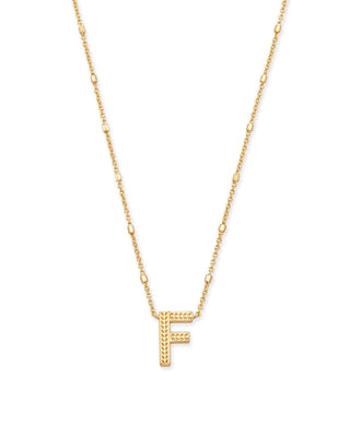 Kendra Scott Jewelry - Necklaces F Letter Pendant Necklace in Gold