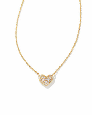 Kendra Scott Jewelry - Necklaces Gold Ari Pave White Crystal Necklace Gold or Silver