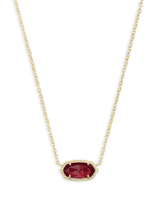 Kendra Scott Jewelry - Necklaces Gold Elisa Pendant Necklace Clear Berry Gold or Silver