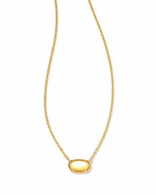 Kendra Scott Jewelry - Necklaces Grayson Short Pendant Necklace Light Yellow MOP