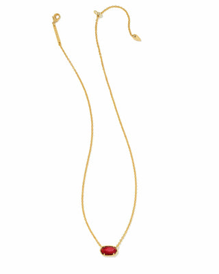 Kendra Scott Jewelry - Necklaces Grayson Short Pendant Necklace Maroon Magnesite