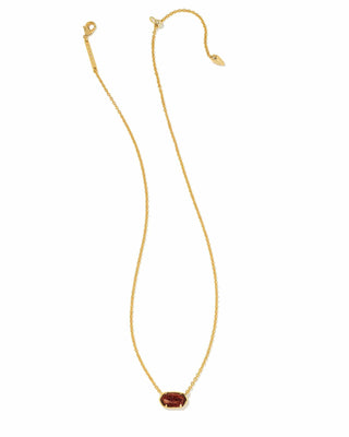 Kendra Scott Jewelry - Necklaces Grayson Short Pendant Necklace Orange Goldstone