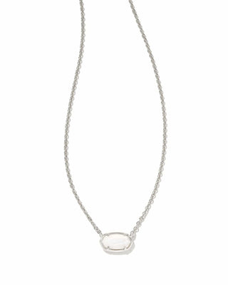 Kendra Scott Jewelry - Necklaces Grayson Short Pendant Necklace White MOP Silver