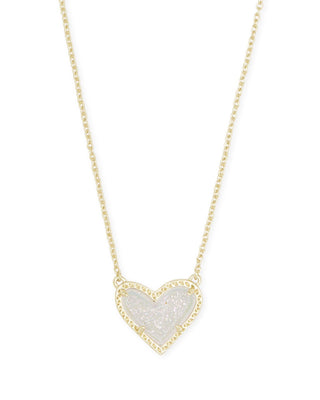Kendra Scott Jewelry - Necklaces Iridescent Drusy Ari Heart Drusy Necklace - More Colors