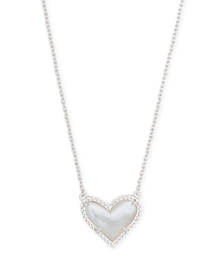 Kendra Scott Jewelry - Necklaces Ivory MOP in Silver Ari Heart Necklace - New Colors