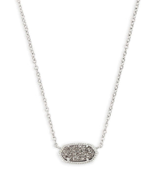 Kendra Scott Jewelry - Necklaces Platinum Drusy in Silver Elisa Necklace Drusy More Colors