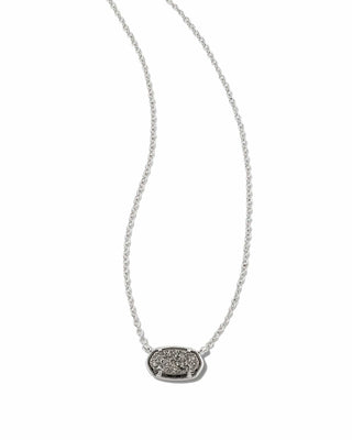 Kendra Scott Jewelry - Necklaces Platinum Drusy/Silver Grayson Drusy Pendant Necklace Platinum or Iridescent