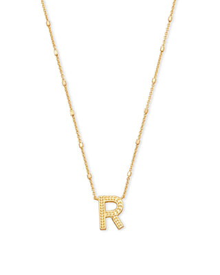 Kendra Scott Jewelry - Necklaces R Letter Pendant Necklace in Gold