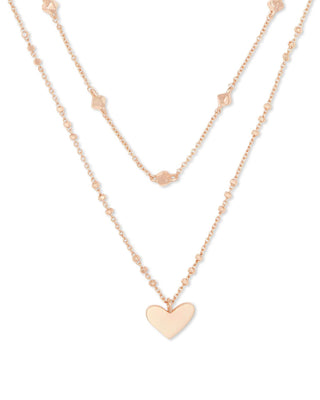 Kendra Scott Jewelry - Necklaces Rose Gold Ari Heart Multi Strand Necklace - more colors