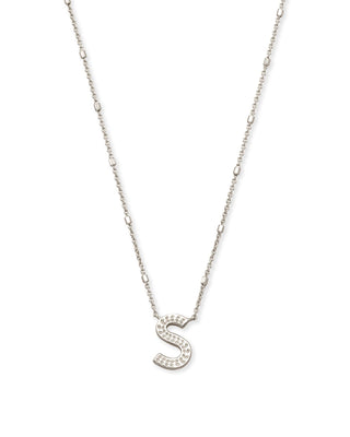 Kendra Scott Jewelry - Necklaces S Letter Pendant Necklace in Silver