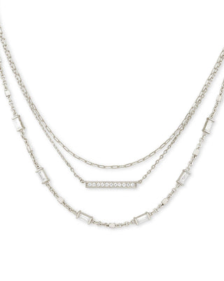Kendra Scott Jewelry - Necklaces Silver Addison Multi Strand Necklace - Gold or Silver