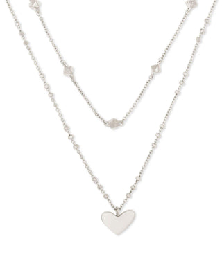 Kendra Scott Jewelry - Necklaces Silver Ari Heart Multi Strand Necklace - more colors