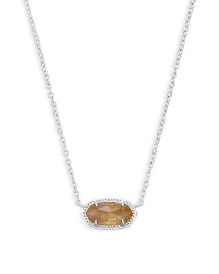 Kendra Scott Jewelry - Necklaces Silver Elisa Necklace Orange Citrine Quartz Gold or Silver