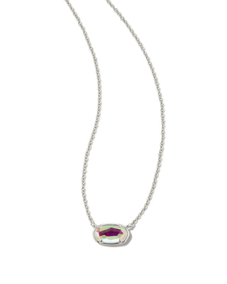 Kendra Scott Jewelry - Necklaces Silver Grayson Dichroic Glass Pendant Necklace Silver or Gold