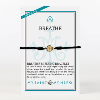 My Saint My Hero Jewelry - Bracelets Black - Gold Final Sale Breathe Bracelet - More Colors