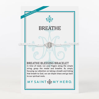 My Saint My Hero Jewelry - Bracelets Metallic Silver Final Sale Breathe Bracelet - More Colors
